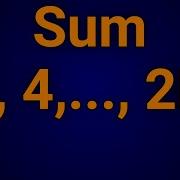 Python Program To Find Sum Of First N Even Numbers