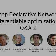 ECCV 2020 Deep Declarative Networks DDN And Differentiable Optimization Layers Q A 2