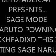 Naruto Sage Mode Testing On Pivot