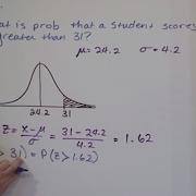 Lesson 15 Finding Probability Using A Normal Distribution Part 4