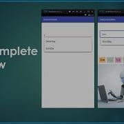 AutoCompleteTextview In Android Studio