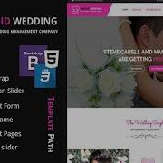 Rashid Wedding And Event Planner HTML Template Themeforest Website Templates And Themes