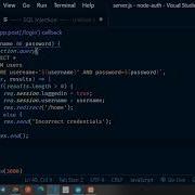 SQL Injection In A Node Js App Bangla
