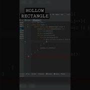 How To Print Star Pattern HOLLOW RECTANGLE Shorts Java Programming Prince097