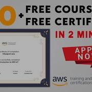 Amazon Free Certificate AWS Training Certification AWS Free Course Just In 2 Minutes