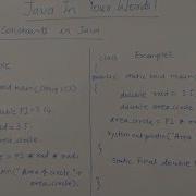 Episode8 Constants In Java