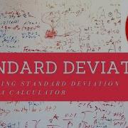 Standard Deviation Without A Calculator Algebra