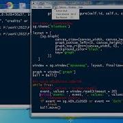 Py201 PySimpleGUI арканоид часть 1 шарик