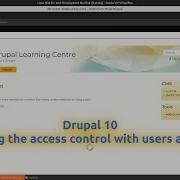 Drupal 10 Verifying The Access Control With Users And Roles
