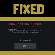 SOLVED Fix Valorant Error Code VAN 81 Valorant Connection Error