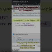 Mysql Understand Find In Set And Like Operator Shorts Youtubeshorts Mysql Sql Methods
