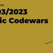 JavaScript Front End 2023 Q1 Stage 1 Basic Codewars