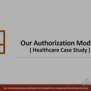 Authorization Model For IoT Healthcare System Case Study ICICS2020