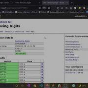 Removing Digits Dynamic Programming CSES Fifth Problem