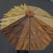 Responsive Umbrella Prototype Hygromorphic Response