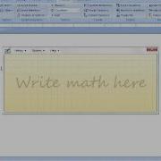MathType Handwriting Recognition Demo Wmv
