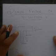 Steel Structure T Section Shape Factor In Hindi