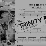 BILLIE JEAN Trinity Rock And Pop Grade 1 Drums