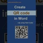 Quickly Create QR Code In Word