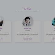 Responsive Our Team Section Using HTML And CSS Team Section Html Css Crown Coder