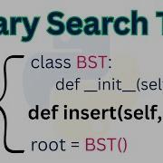 Python Program To Implement Binary Search Tree Program 2 Insertion