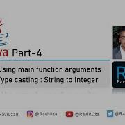 Java Part 4 Using Main Function Arguments Type Casting From String To Integer Gujarati