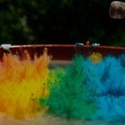 Paint On A Drum In 4K Slow Mo The Slow Mo Guys