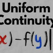 Uniform Continuity Explained Real Analysis