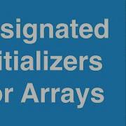 Designated Initializers For Arrays C Programming Tutorial