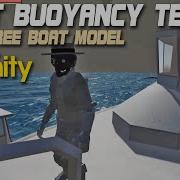 Boat And Buoyancy Test Water And 3D Environment Made In Unity3D