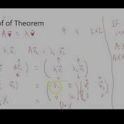 Diagonalization Theorem Derivation