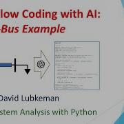 Power Flow Coding With AI Two Bus Example