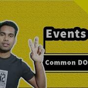 The Most Useful JavaScript Events JavaScript DOM Tutorial Bangla