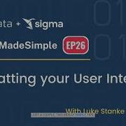 Форматирование пользовательского интерфейса в Sigma Computing