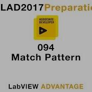 LabVIEW CLAD 094 Match Pattern