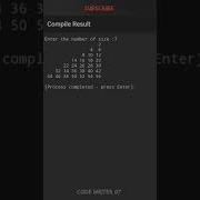 C Normal Pattern Program Tutorial Video Shorts Youtubeshorts Coding Shortvideo