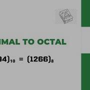 Decimal To Octal Conversion DSA Series In Java