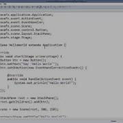 Создание первого приложения JavaFx в Eclipse IDE