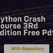 Python Crash Course 3rd Edition Free Pdf
