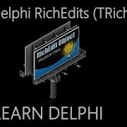 Изучение программирования на Delphi Модуль 6 10 Изучение RichEdit курс TRichEdit