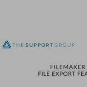 FileMaker 17 File Export Demo