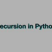 Python Recursion