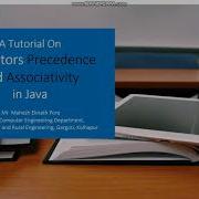 Operator Precedence And Its Associativity In Java
