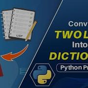 How To Convert Two Lists Into A Dictionary Python Program English