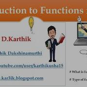 C Function User Define Function Types Of User Defined Function