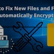 How To Disable Automatic Encryption Of Files And Folders In Windows 10 EFS In 3mins
