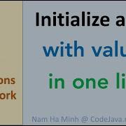 Java Initialize List With Values In One Line