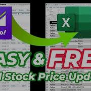 Excel Hack Stock Price Updates From Yahoo Finance Import Web Data