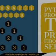 Python Program To Print Fibonacci Sequence Programming In Python