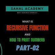 1 JAVASCRIPT RECURSIVE FUNCTION PRINT NUMBERS